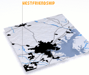 3d view of West Friendship