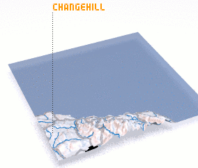 3d view of Change Hill