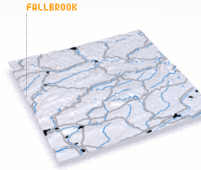 3d view of Fall Brook