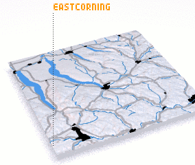 3d view of East Corning