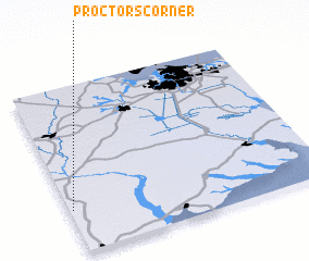 3d view of Proctors Corner