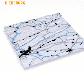 3d view of Vicksburg