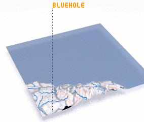 3d view of Blue Hole