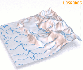 3d view of Los Andes