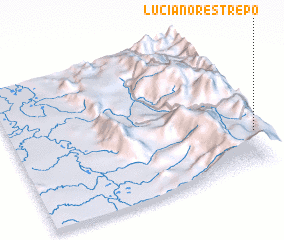 3d view of Luciano Restrepo