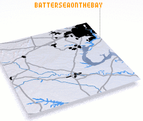 3d view of Battersea on the Bay