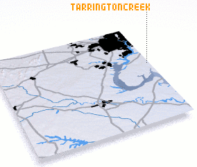 3d view of Tarrington Creek