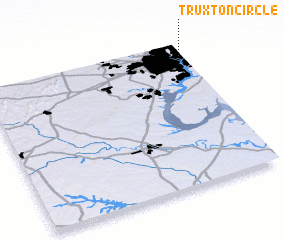 3d view of Truxton Circle