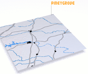 3d view of Piney Grove