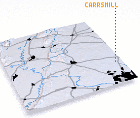 3d view of Carrs Mill