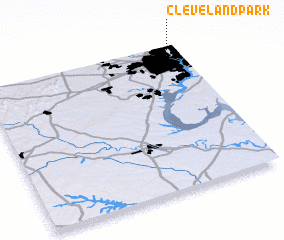 3d view of Cleveland Park