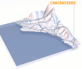 3d view of Chacra Cerro