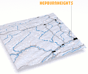 3d view of Hepburn Heights