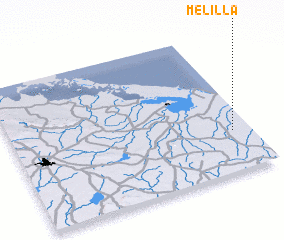 3d view of Melilla