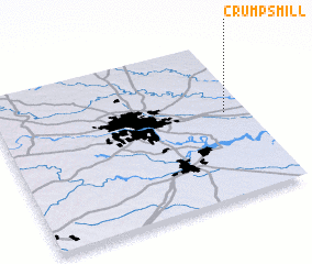 3d view of Crumps Mill