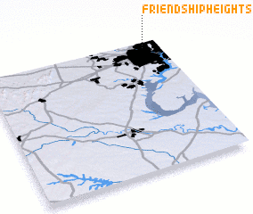 3d view of Friendship Heights