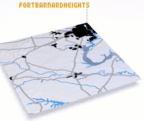 3d view of Fort Barnard Heights