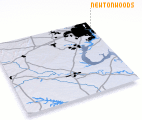 3d view of Newton Woods
