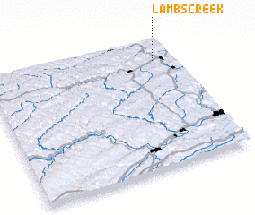 3d view of Lambs Creek