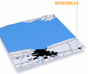 3d view of Hydesville