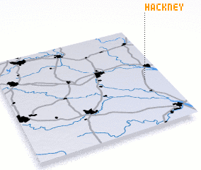 3d view of Hackney