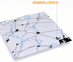 3d view of Annapolis Rock