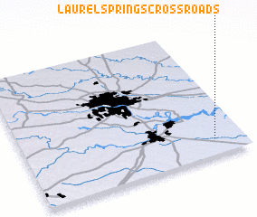 3d view of Laurel Springs Crossroads