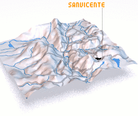 3d view of San Vicente