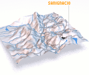 3d view of San Ignacio