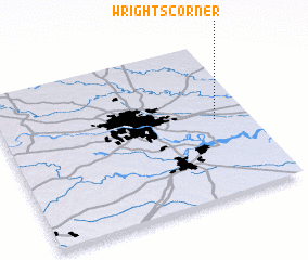 3d view of Wrights Corner