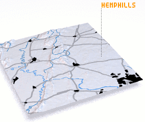 3d view of Hemp Hills