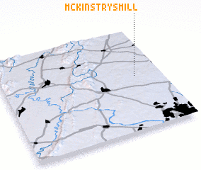 3d view of McKinstrys Mill