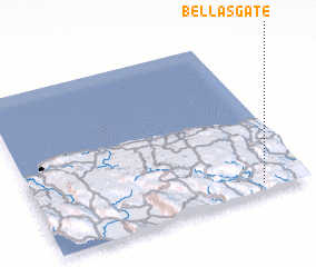 3d view of Bellas Gate