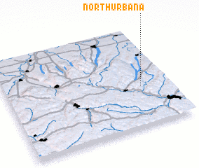 3d view of North Urbana