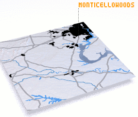 3d view of Monticello Woods