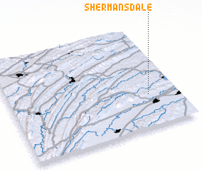 3d view of Shermans Dale