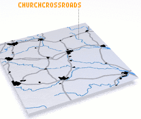 3d view of Church Crossroads