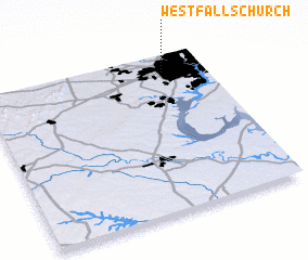 3d view of West Falls Church