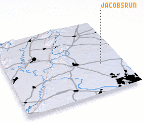 3d view of Jacobs Run