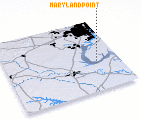 3d view of Maryland Point
