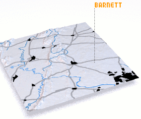 3d view of Barnett