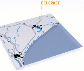 3d view of Belgrade