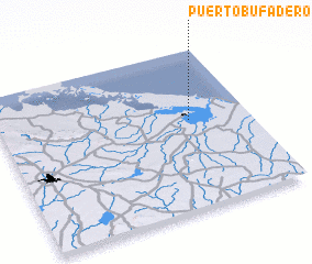 3d view of Puerto Bufadero