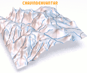 3d view of Chavín de Huantar