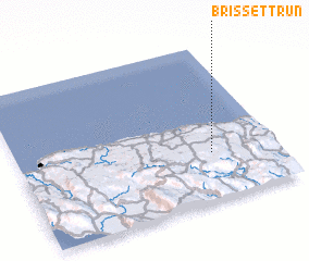 3d view of Brissett Run
