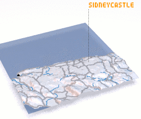 3d view of Sidney Castle