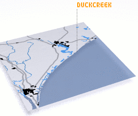 3d view of Duck Creek