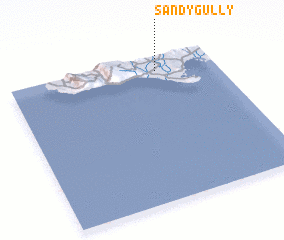3d view of Sandy Gully