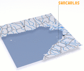 3d view of San Carlos