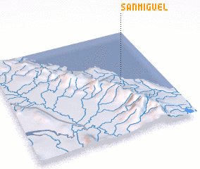 3d view of San Miguel